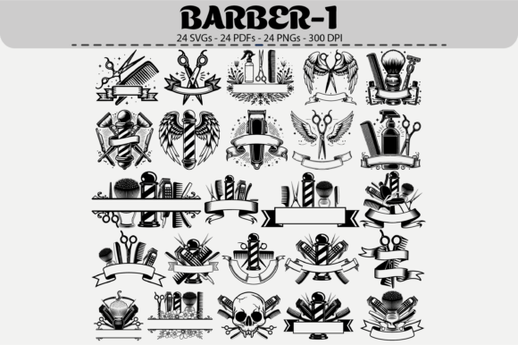 Barber Shop Clipart – 24 Designs: Graphics & Illustrations Review