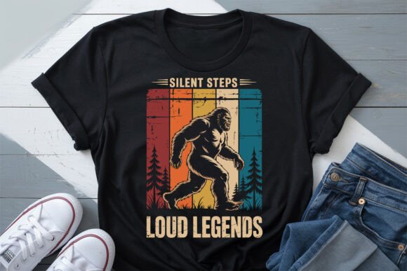 Bigfoot Silent Steps Loud Legends PNG Graphics Freebies Review