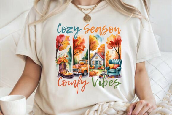 Cozy Season Comfy Vibes, Fall Shirt PNG Review