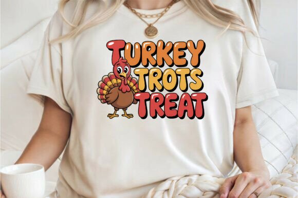 Cute Fall Turkey, Thanksgiving Shirt PNG Graphics Freebies