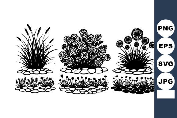 Decorative Garden Bushes Silhouette Review