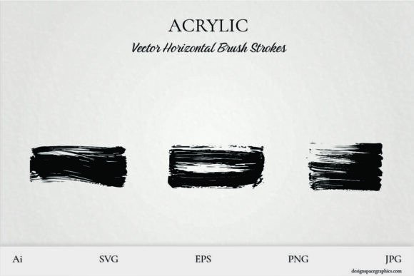 Grunge Acrylic Horizontal Brush Strokes Review