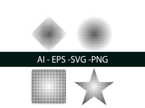 Halftone Vector Dot: Modern Graphics and Illustrations for Editorial Publishing